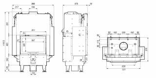 Defro Riva LA G SHORT  wymiary